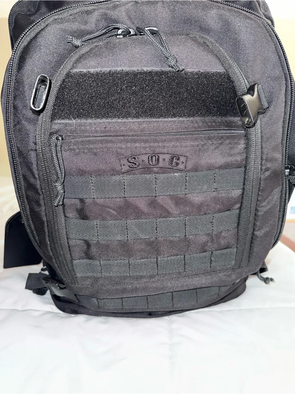 SOG Black Tactical Bugout MOLLE Backpack